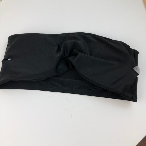 NEW Bandeau Beachy Black Bikini Top Coastal Vacation Festival Boho - Picture 10 of 10